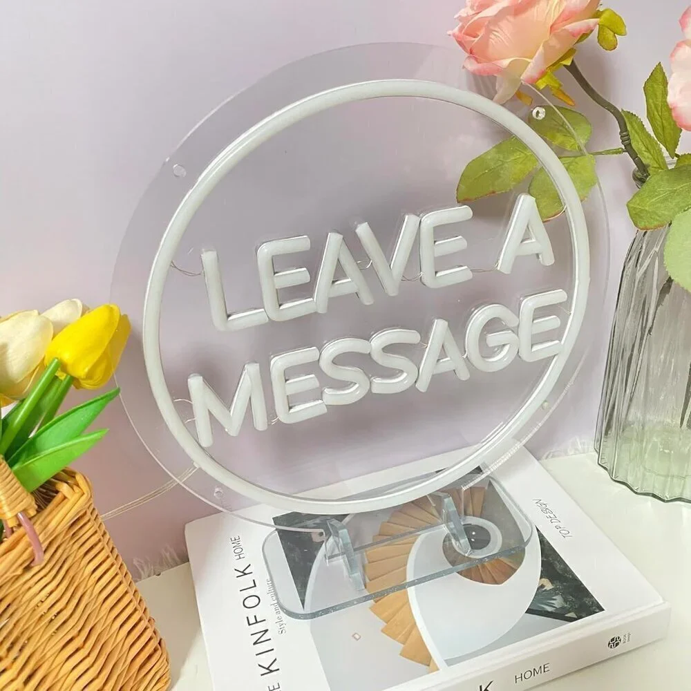 Audio Guest Book LED Neon Sign